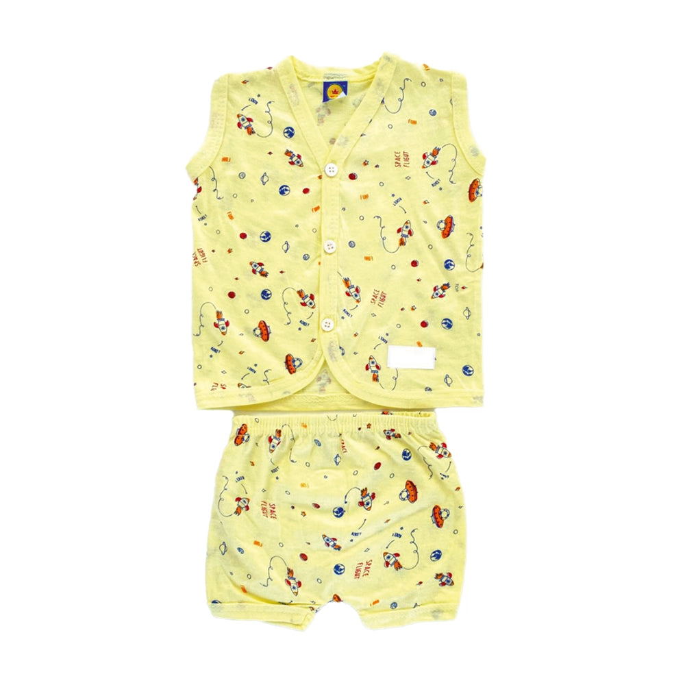 KSK Tex jabla Sets Printed Button Set-Yellow-1